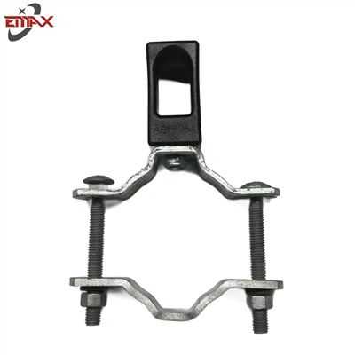 1-1/4" Hingga 3" Pemegang Dawai Dipasang Tiang Nilon