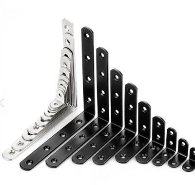 Keluli Tahan Karat Saiz Berbeza Pendakap Firma Perabot Pallet Satin Pendakap Hitam