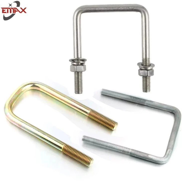 Disesuaikan u - bolt bolt dan kacang adat