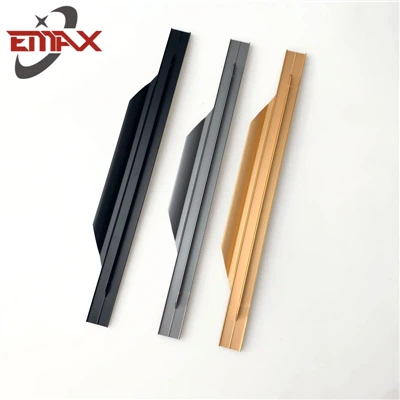 Perabot Perabot Kelabu Emas Matt Black